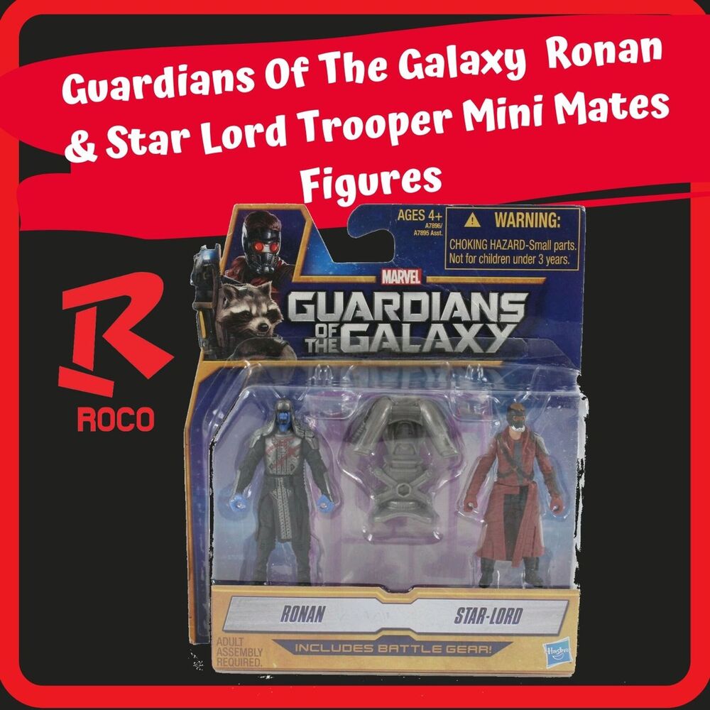 Guardians Of The Galaxy  Ronan & Star Lord Trooper Mini Mates Figures